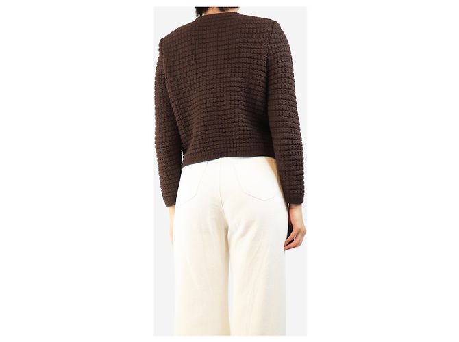 Ba&Sh Cardigan Gaspard marrón - talla S Castaño - vista 2