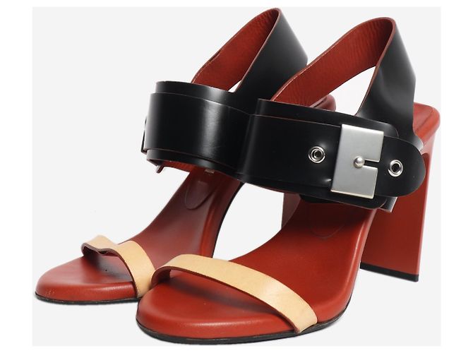 Acne Multicolour Asura three-tone heeled sandals - size EU 39 Multiple colors - view 2