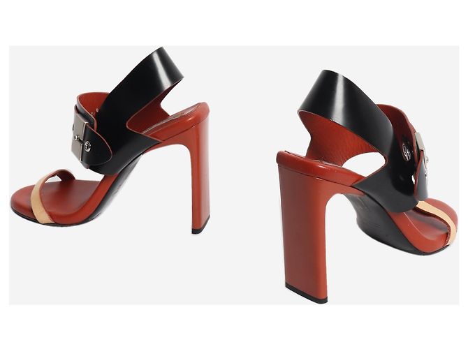 Acne Multicolour Asura three-tone heeled sandals - size EU 39 Multiple colors - view 5
