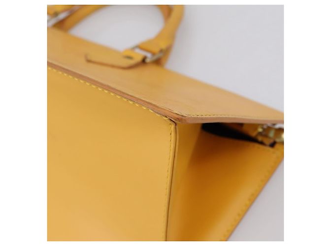 LOUIS VUITTON Epi Sac Triangle Hand Bag Yellow M52099 LV - vista 12