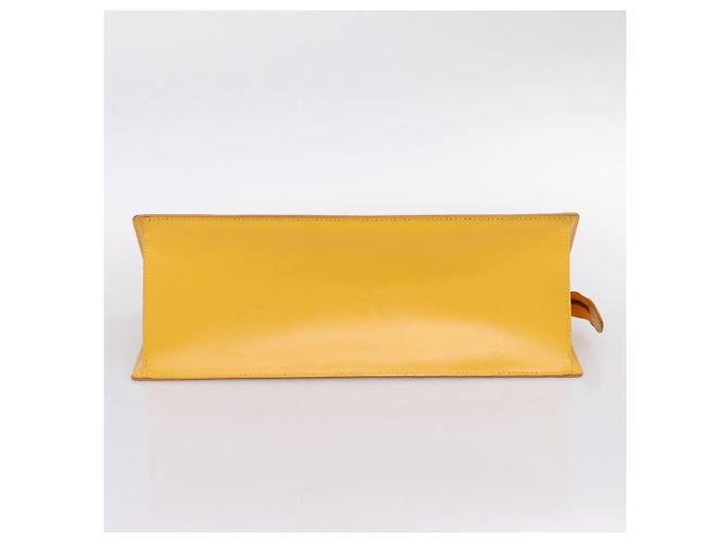 LOUIS VUITTON Epi Sac Triangle Hand Bag Yellow M52099 LV - vista 9