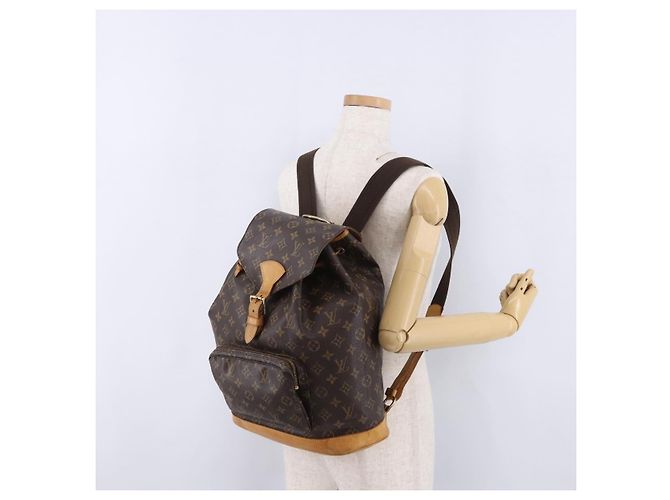 LOUIS VUITTON Monogram Montsouris GM Backpack M51135 LV - vista 28