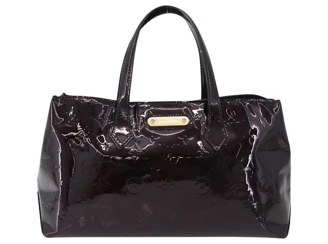 LOUIS VUITTON Monogram Vernis Wilshire PM Bag Rouge Favist M91644 LV - vista 13
