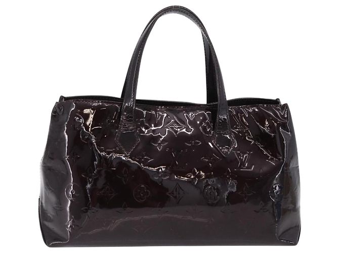 LOUIS VUITTON Monogram Vernis Wilshire PM Bag Rouge Favist M91644 LV - vista 2