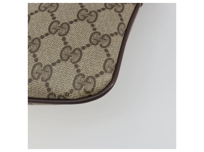 GUCCI GG Supreme Web Sherry Line Shoulder Bag PVC Beige 904 02 047 - vista 12