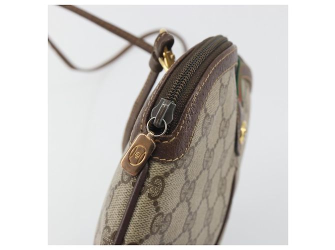 GUCCI GG Supreme Web Sherry Line Shoulder Bag PVC Beige 904 02 047 - vista 15