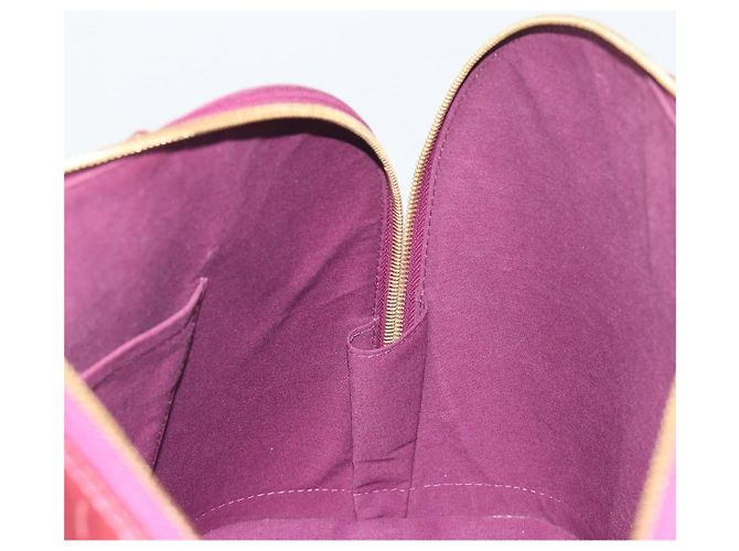 LOUIS VUITTON Monogram Vernis Alma GM Hand Bag Violet M93594 LV - vista 19