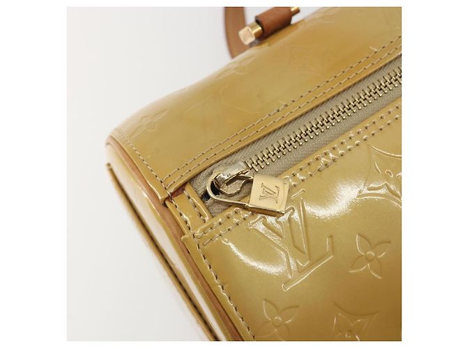 LOUIS VUITTON Monogram Vernis Bedford Hand Bag Beige M91006 LV - vista 14