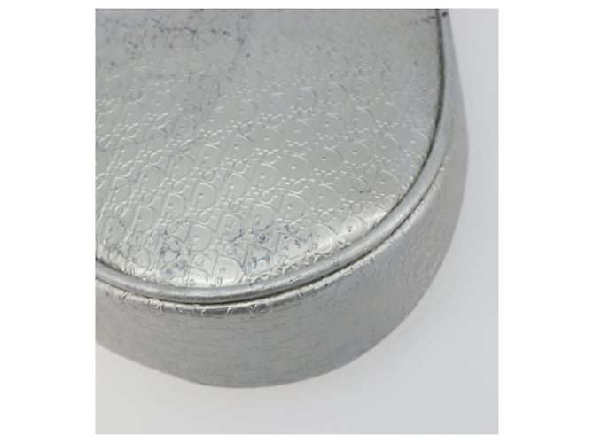 Christian Dior Trotter Canvas Saddle Accessory Pouch Leather Silver - vista 18