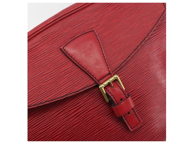 LOUIS VUITTON Epi Jeune Fille MM Shoulder Bag Red M52157 LV - vista 17