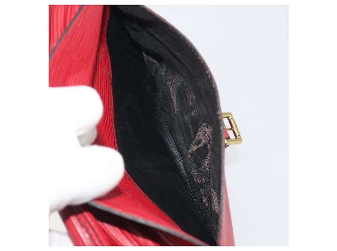 LOUIS VUITTON Epi Jeune Fille MM Shoulder Bag Red M52157 LV - vista 22