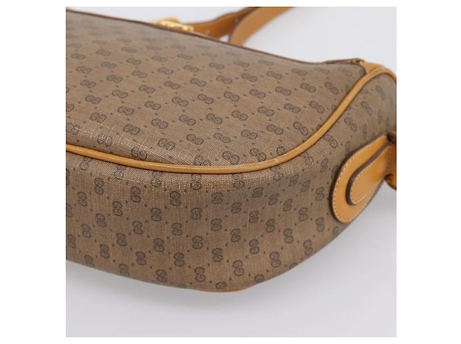 GUCCI Micro GG Web Sherry Line Shoulder Bag PVC Beige 001 104 0918 - vista 10