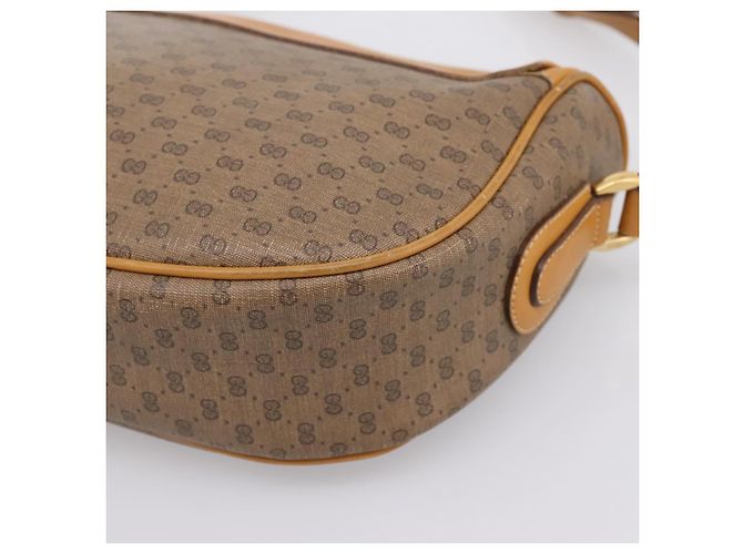 GUCCI Micro GG Web Sherry Line Shoulder Bag PVC Beige 001 104 0918 - vista 12