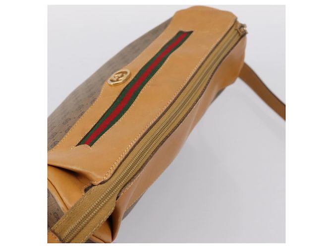 GUCCI Micro GG Web Sherry Line Shoulder Bag PVC Beige 001 104 0918 - vista 6