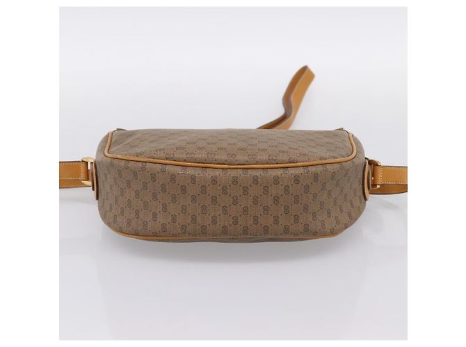 GUCCI Micro GG Web Sherry Line Shoulder Bag PVC Beige 001 104 0918 - vista 9