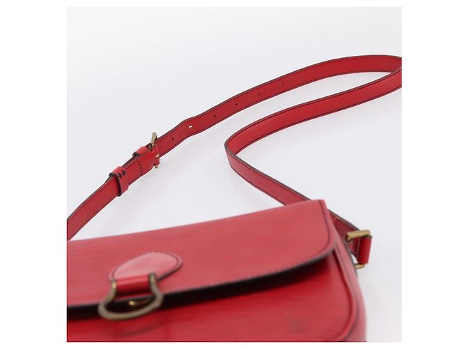 LOUIS VUITTON Epi Saint Cloud GM Shoulder Bag Red M52197 LV - vista 8