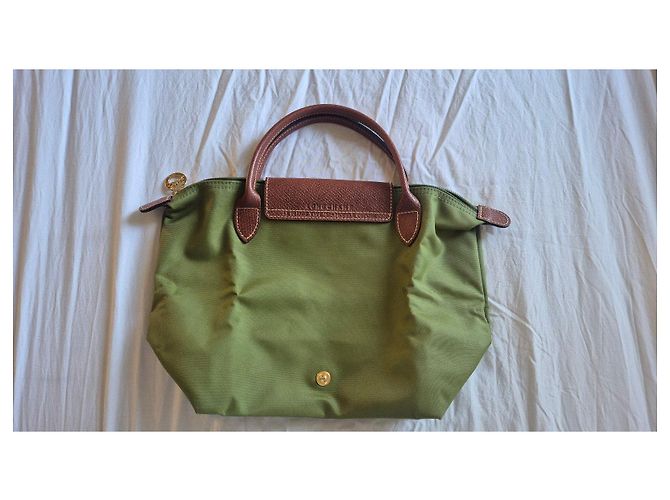 Borsa a mano Longchamp Le Pliage verde - vista 2