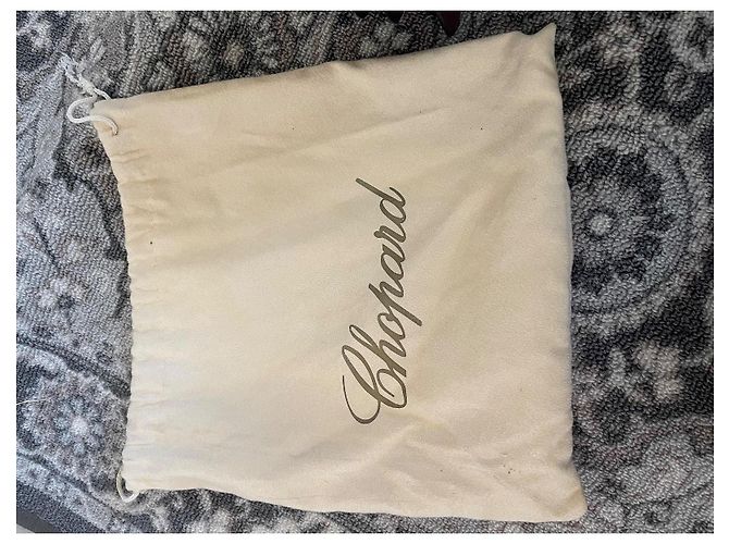 Bolso de hombro Chopard Heart Logo de piel Burdeos - vista 6