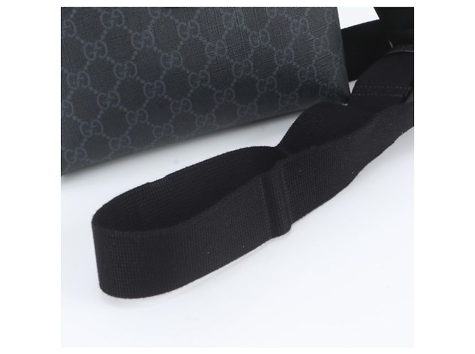 Borsa a tracolla Gucci GG Supreme in pelle Nero - vista 2