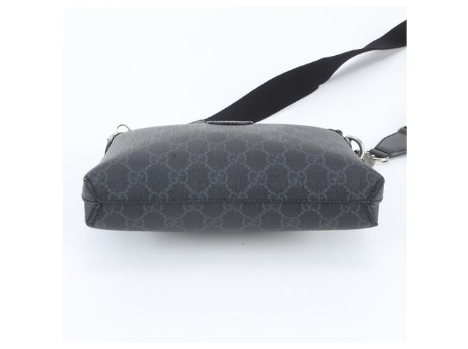 Borsa a tracolla Gucci GG Supreme in pelle Nero - vista 5
