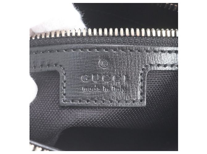 Borsa a tracolla Gucci GG Supreme in pelle Nero - vista 8