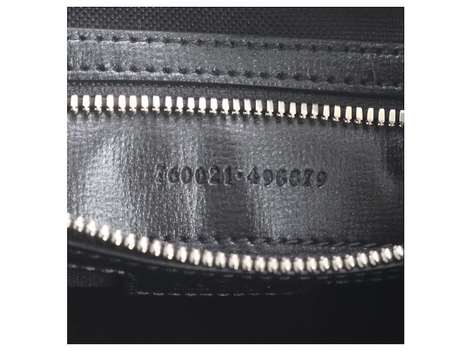 Borsa a tracolla Gucci GG Supreme in pelle Nero - vista 9