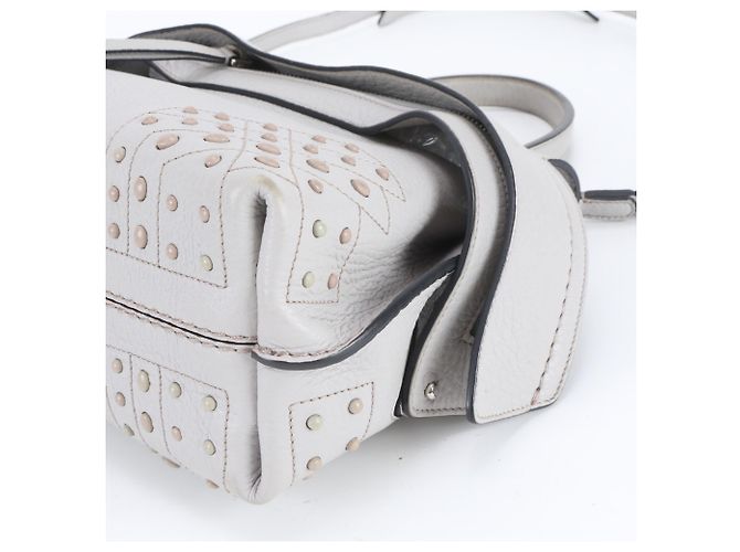 Borsa a tracolla 2-Way Wave in pelle Tod's Marrone - vista 4