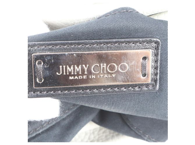 Borsa a tracolla 2-Way Mini Sarah Star Studded Leather Jimmy Choo Bianco - vista 9