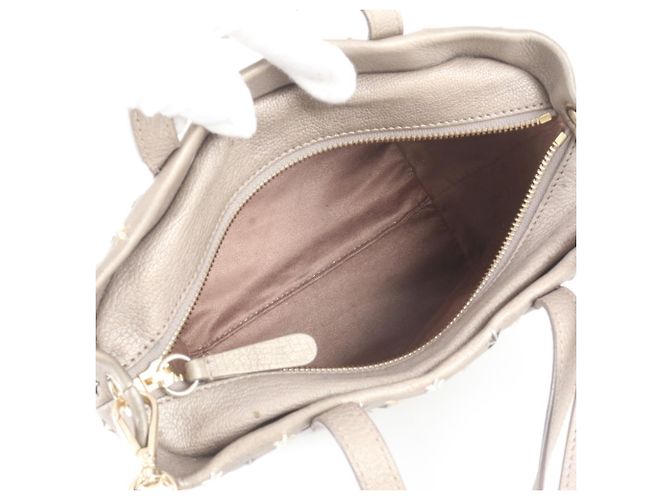 Borsa in pelle Mini Sarah Star Studded Jimmy Choo Marrone - vista 8