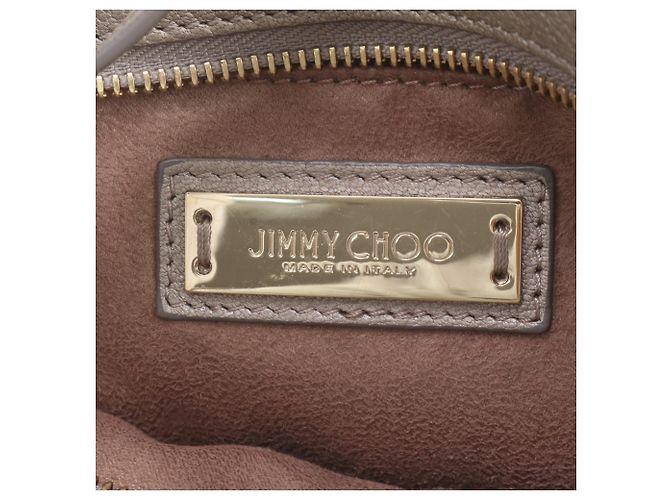 Borsa in pelle Mini Sarah Star Studded Jimmy Choo Marrone - vista 9