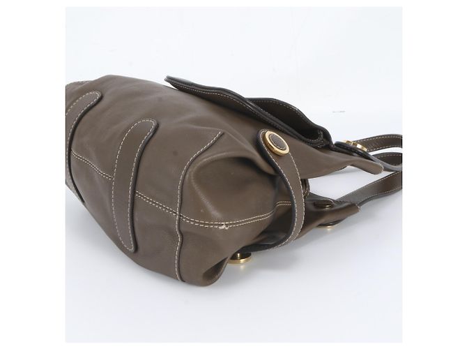 Bolso Tote Loewe de piel marrón Castaño - vista 4