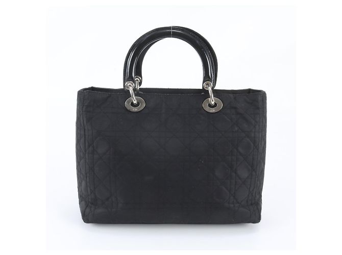 Christian Dior Cannage Lady Tote Bag Schwarz - Ansicht 3