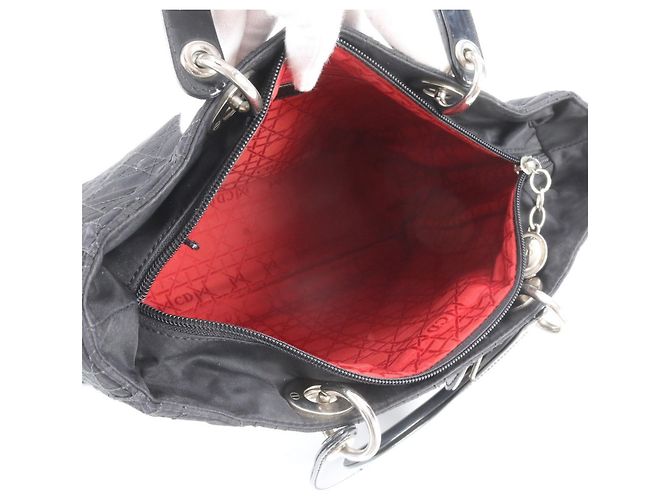 Christian Dior Cannage Lady Tote Bag Schwarz - Ansicht 7