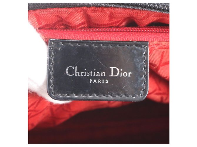 Christian Dior Cannage Lady Tote Bag Schwarz - Ansicht 8