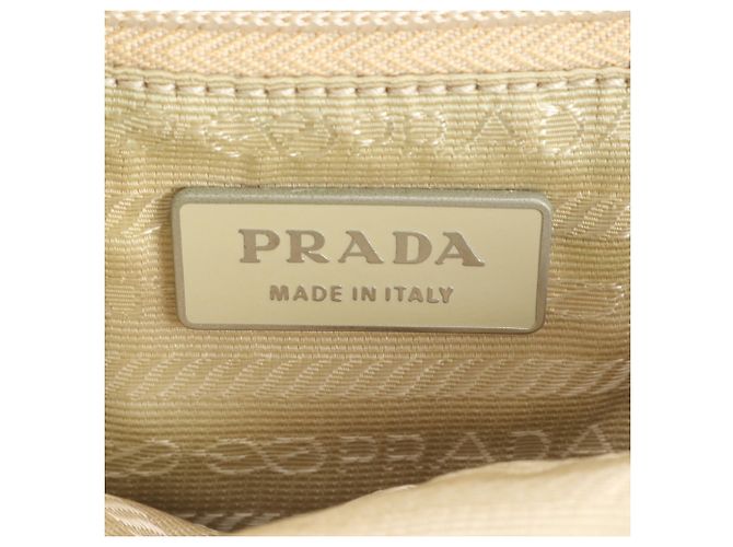 Prada Tessuto Nylon Rucksack mit Dreiecks-Logo Hellgrün - Ansicht 8