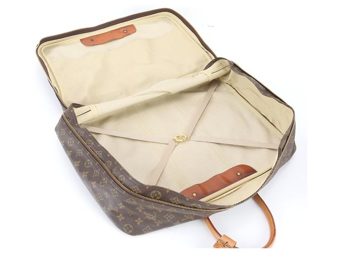 Sac Boston Louis Vuitton Monogram Sirius 50 en cuir Marron - vue 7