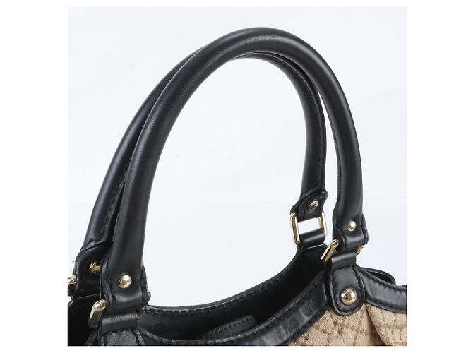 Gucci Diamante Sukey Leder-Tote-Bag Beige - Ansicht 2