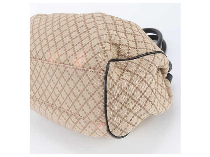 Gucci Diamante Sukey Leder-Tote-Bag Beige - Ansicht 4