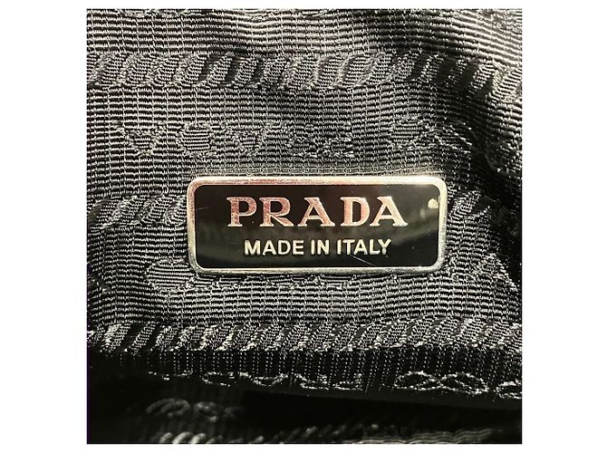 Sac à main Prada en nylon Terry Blanc - vue 4