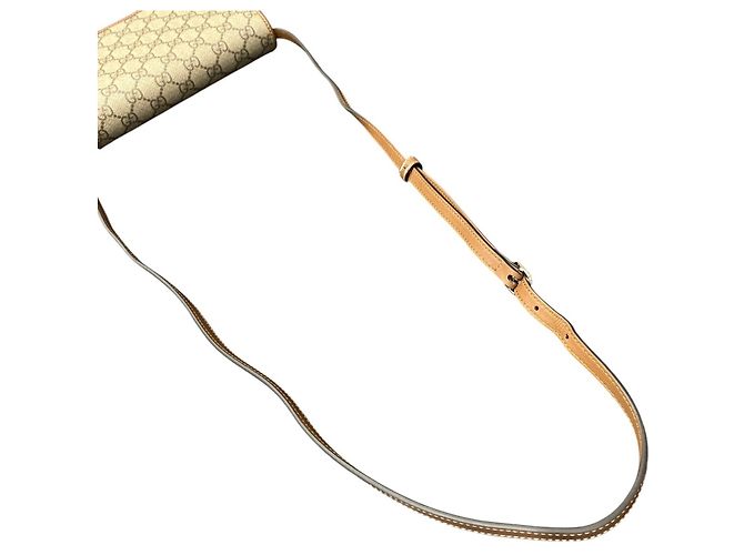 Borsa a tracolla Gucci GG Supreme Beige - vista 9