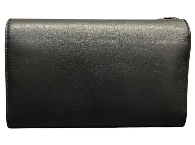 Portafoglio a catena/spalla in pelle nera Balenciaga Nero - vista 2