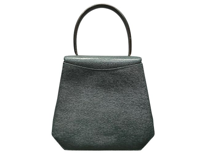 Triomphe Céline Borsa 2-Way Celine in Verde e Kaki Cachi - vista 2