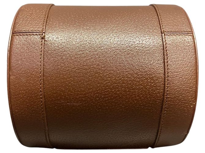 Bulgari Borsa Drum in pelle Bvlgari Marrone - vista 3