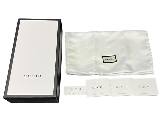 Cartera larga de piel Gucci Ophidia Castaño - vista 5