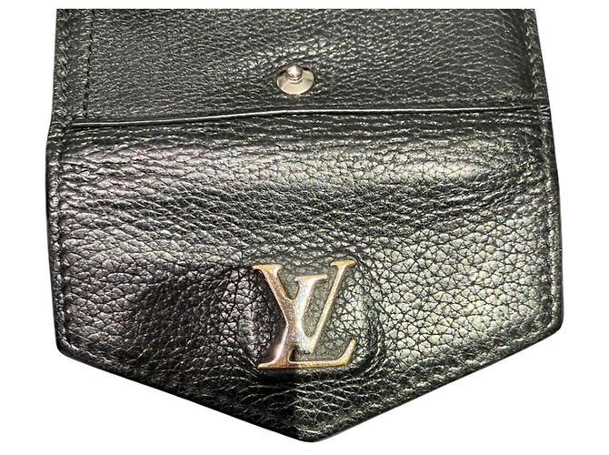 Louis Vuitton Portefeuille Lockmini Tri-fold Wallet Schwarz - Ansicht 7