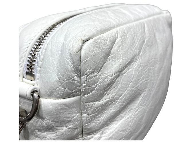 Borsa Camera Balenciaga Monaco XS Bianco - vista 8