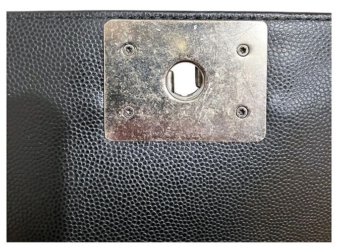 Borsa a tracolla Chanel Boy Nero - vista 8