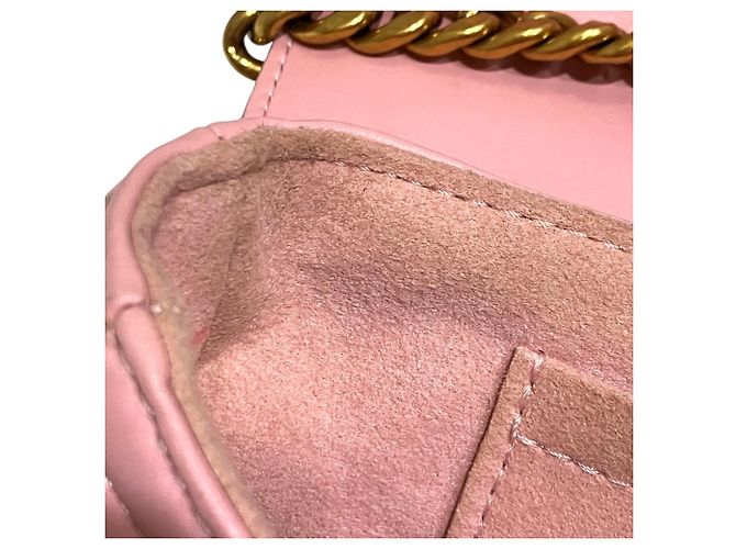 Bolso de cadena Louis Vuitton New Wave PM de hombro Rosa Estampado de leopardo - vista 5
