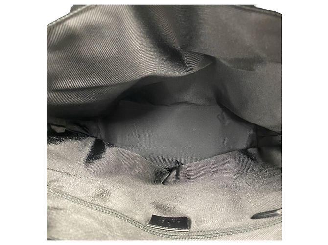 Gucci GG Canvas Leder Tote Bag Schwarz - Ansicht 9