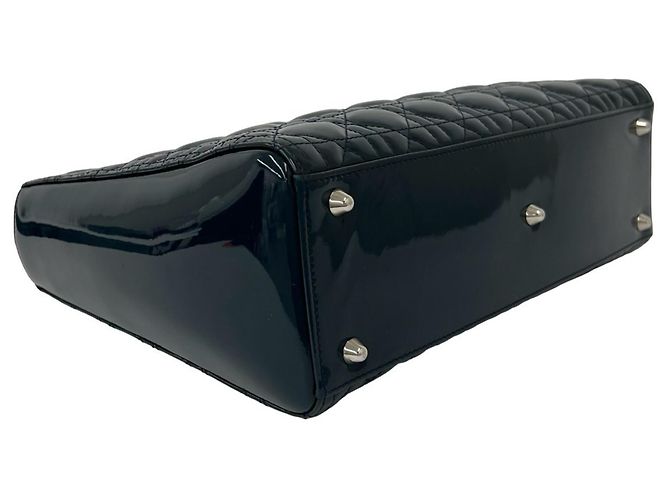 Borsa a tracolla Christian Dior Lady Cannage Stitch Verde - vista 7